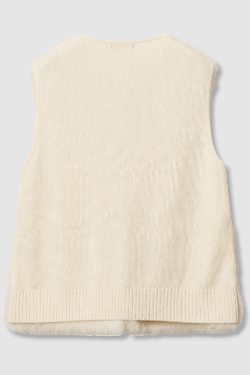 2000円お値下げしました！allureville フェイクボアコンビニットジレ フェイクボアコンビニットジレ|allureville OFFICIAL SITE / ONLINE