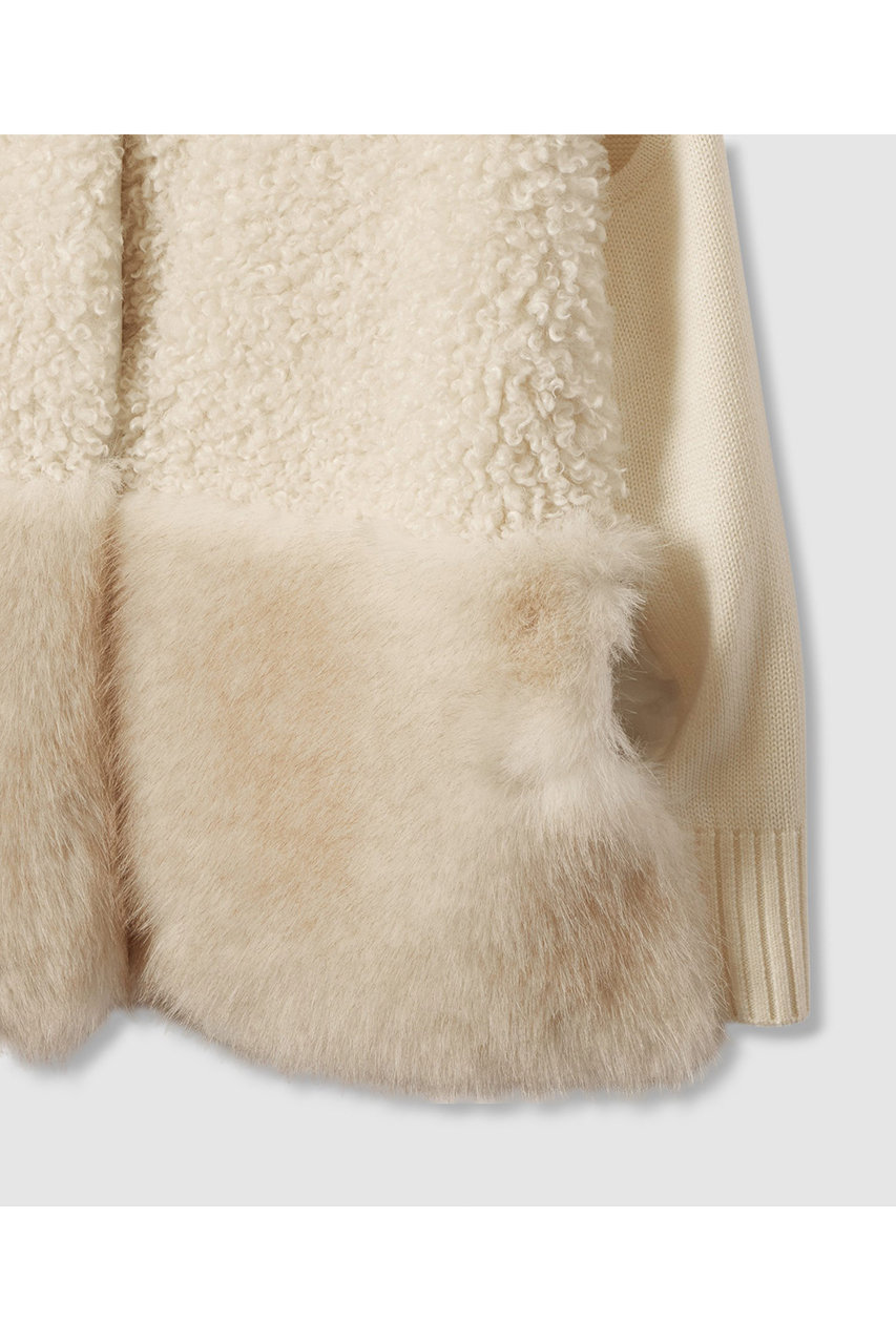 2000円お値下げしました！allureville フェイクボアコンビニットジレ フェイクボアコンビニットジレ|allureville OFFICIAL SITE / ONLINE