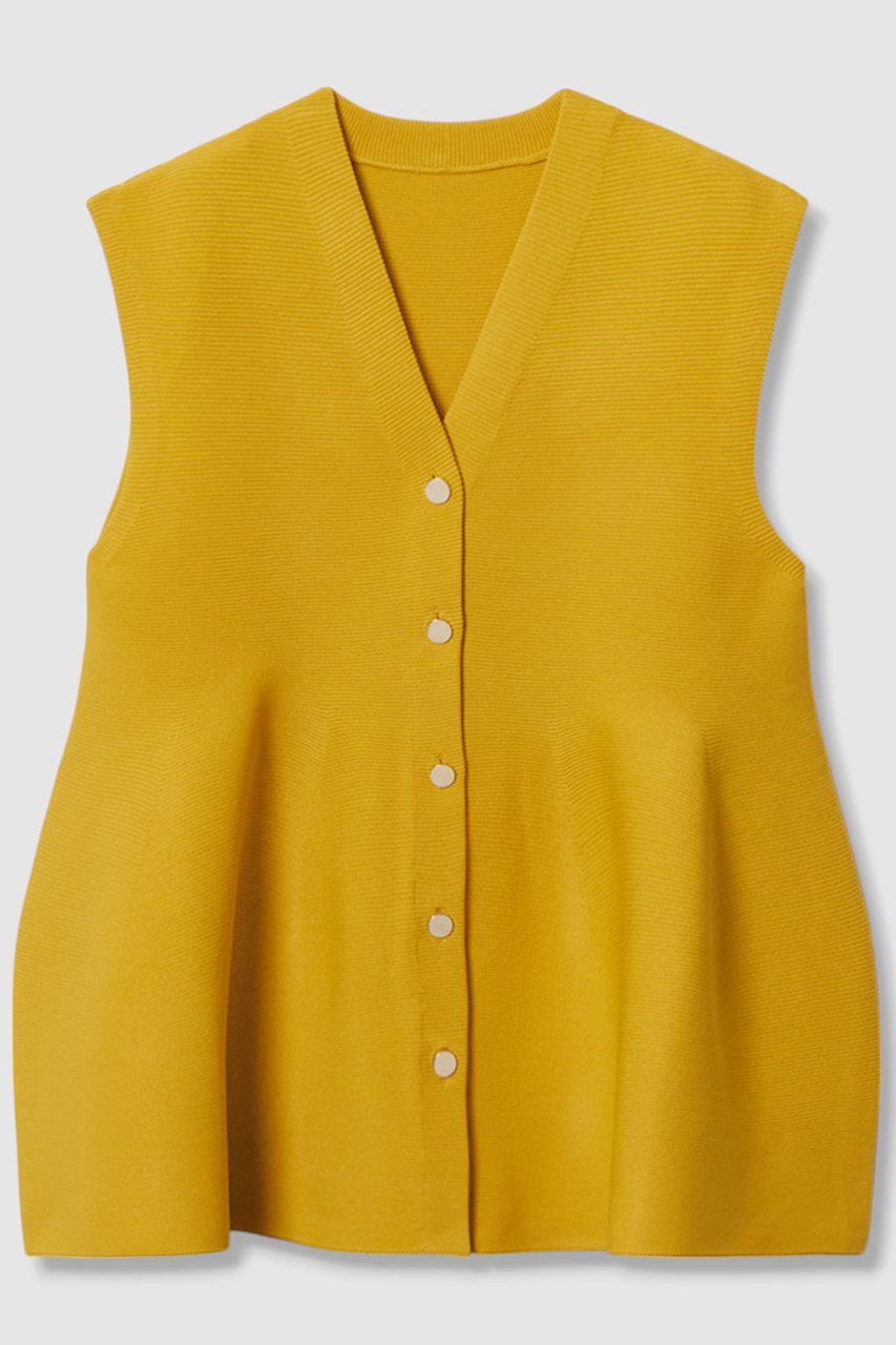 アルアバイル/allurevilleのペプラムジレ(イエロー/20252016140-21-020)