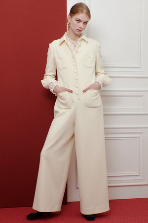 アルアバイル/allurevilleの【LOULOU WILLOUGHBY】ツイードオールインワン(110600/110606)