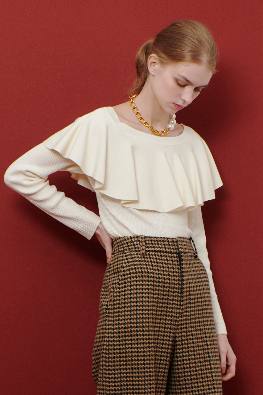 allureville(アルアバイル)｜【LOULOU WILLOUGHBY】ラッフルオフショル