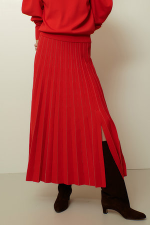 アルアバイル/allurevilleのソウバリシアーコンビプリーツスカート(110700/110703)