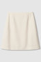 【LOULOU WILLOUGHBY】ダブルクロスミニスカート アルアバイル/allureville アイボリー