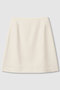 【LOULOU WILLOUGHBY】ダブルクロスミニスカート アルアバイル/allureville
