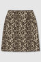 【LOULOU WILLOUGHBY】ARGENTIレオパードジャガードミニスカート アルアバイル/allureville ベージュ2