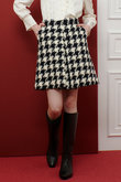 【LOULOU WILLOUGHBY】ロービング千鳥タックミニスカート
