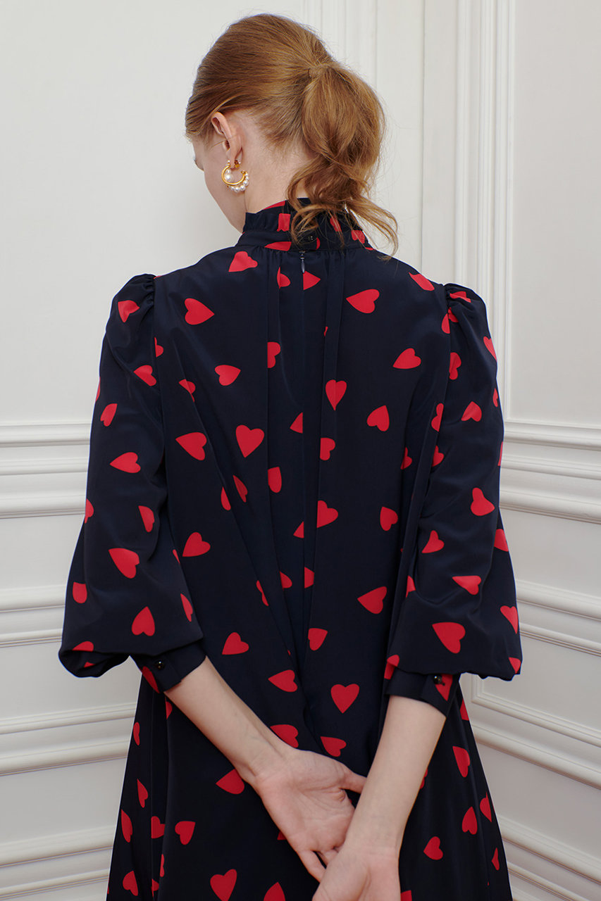 allureville】アルアバイル 赤 長袖ワンピース Sサイズ allureville