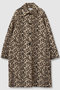 【LOULOU WILLOUGHBY】ARGENTIレオパードジャガードコート アルアバイル/allureville ベージュ2