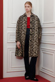 【LOULOU WILLOUGHBY】ARGENTIレオパードジャガードコート