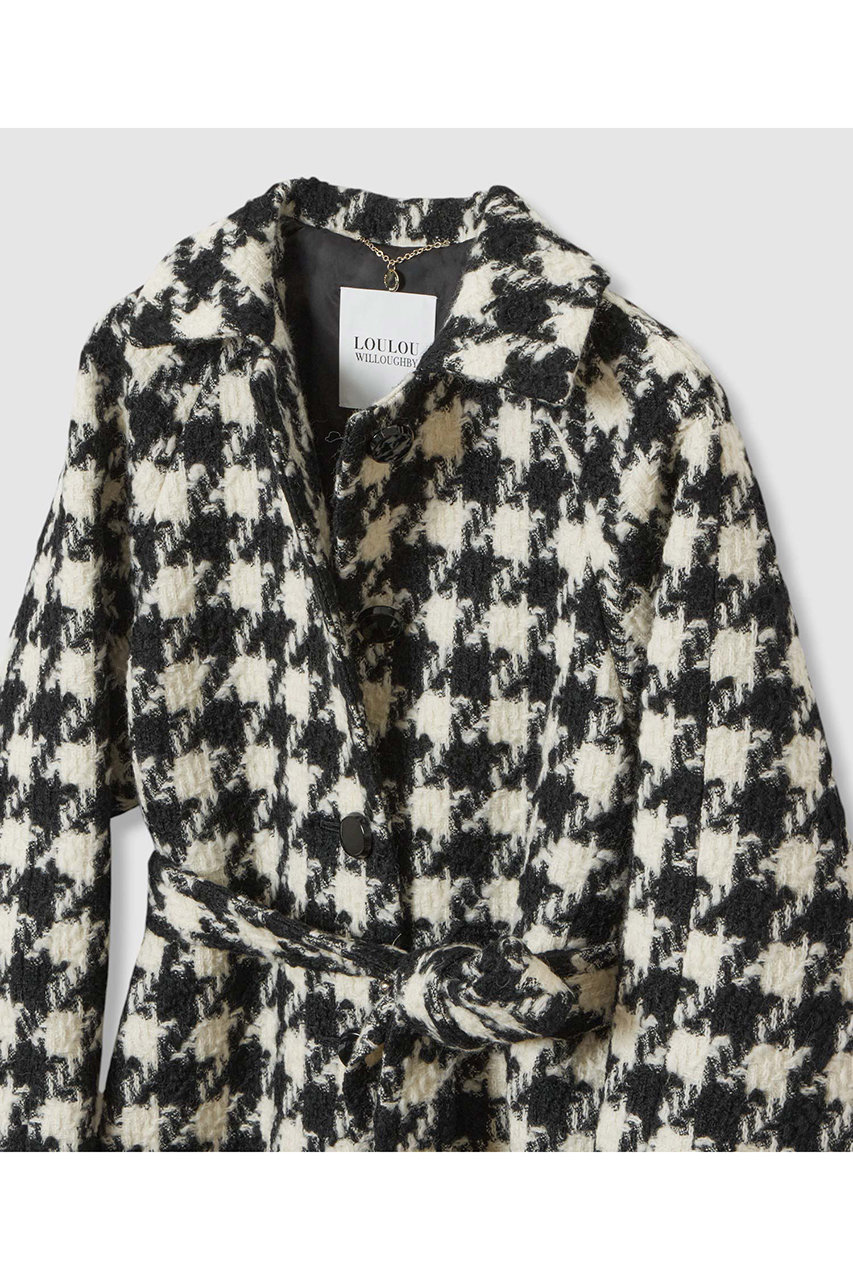 ルルウィルビー★ LOULOU WILLOUGHBY ウールスラブ千鳥Sコート２ allureville(アルアバイル)｜【LOULOU WILLOUGHBY】ロービング千鳥