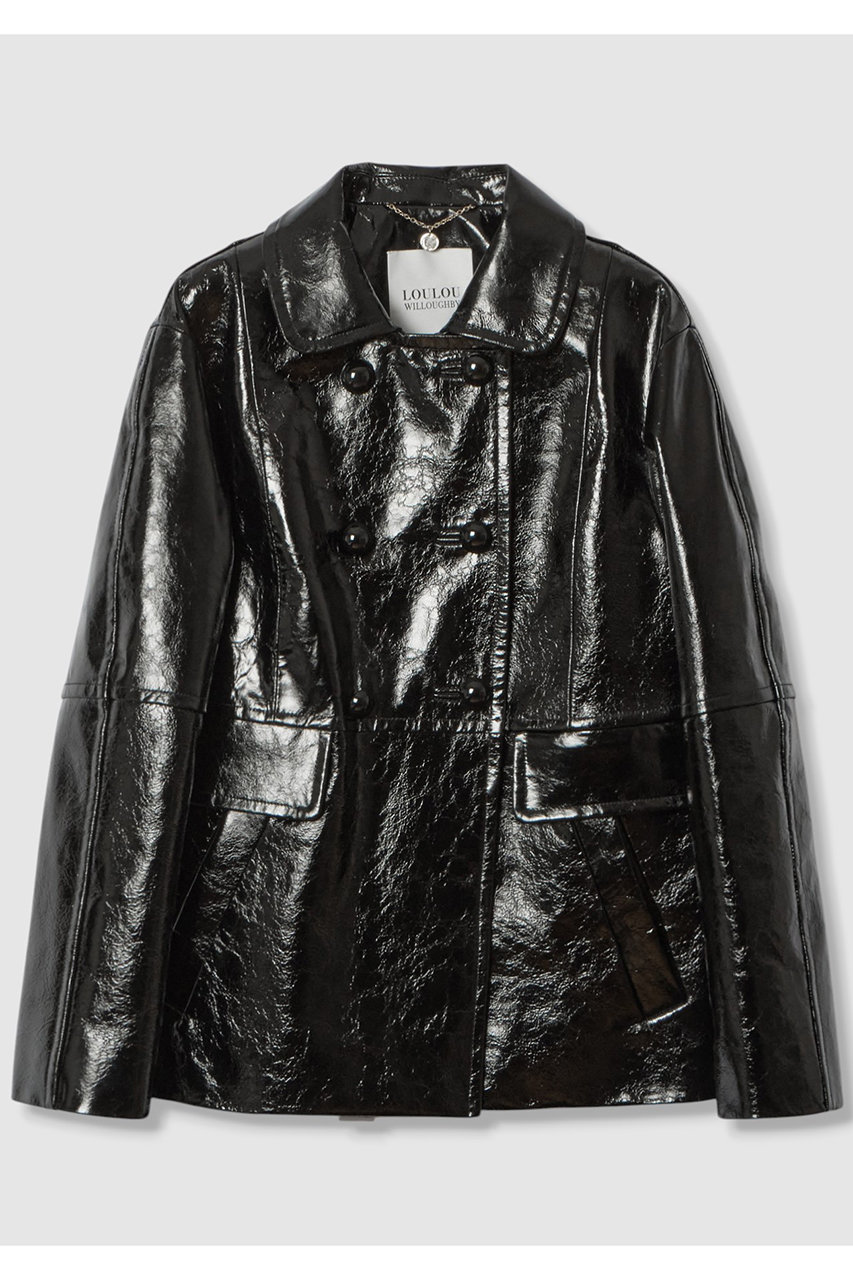 allureville 【LOULOU WILLOUGHBY】クラッシュエナメルレザーブルゾン (ブラック, 2) アルアバイル ELLE SHOP allureville 【LOULOU WILLOUGHBY】クラッシュエナメルレザーブルゾン (ブラック, 2) アルアバイル ELLE SHOP