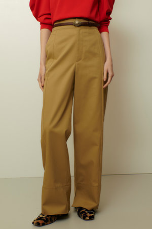 アルアバイル/allurevilleのミリタリーツイルハイウエストパンツ(110600/110601)