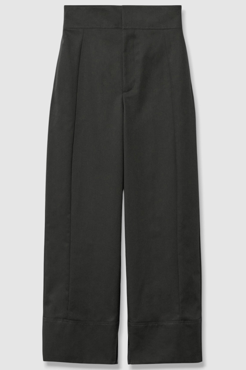 アルアバイル/allurevilleのミリタリーツイルハイウエストパンツ(チャコールグレー/20252012110-94-020)