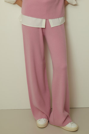 アルアバイル/allurevilleのウールリブニットパンツ(110600/110601)