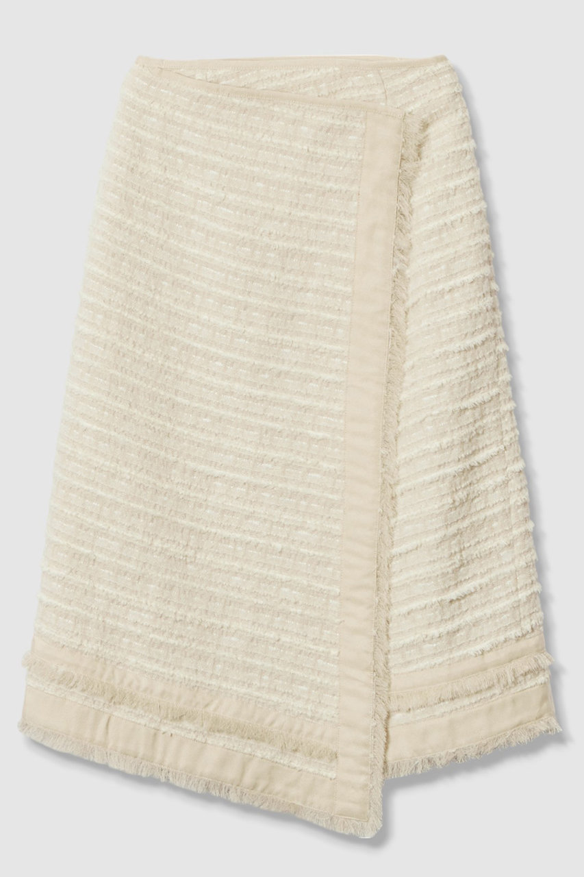 アルアバイル/allurevilleのジオリカラップスカート(アイボリー/20252011120-95-010)