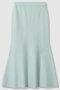 ウールWフェイスナローマーメイドスカート アルアバイル/allureville ミントグリーン