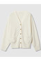 ウールスムースカーディガン アルアバイル/allureville オフホワイト