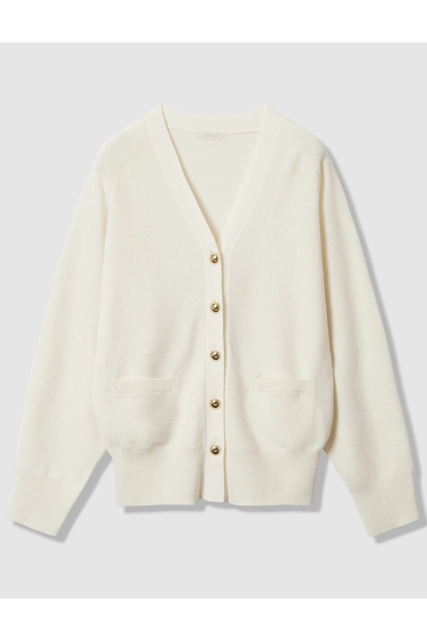 allureville ウールスムースカーディガン (オフホワイト, 2) アルアバイル ELLE SHOP allureville ウールスムースカーディガン (オフホワイト, 2) アルアバイル ELLE SHOP