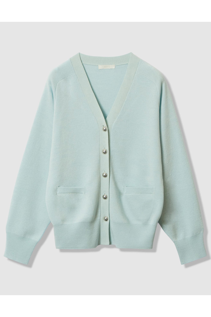 allureville ウールスムースカーディガン (ミントグリーン, 2) アルアバイル ELLE SHOP allureville ウールスムースカーディガン (ミントグリーン, 2) アルアバイル ELLE SHOP