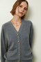 ウールスムースカーディガン アルアバイル/allureville