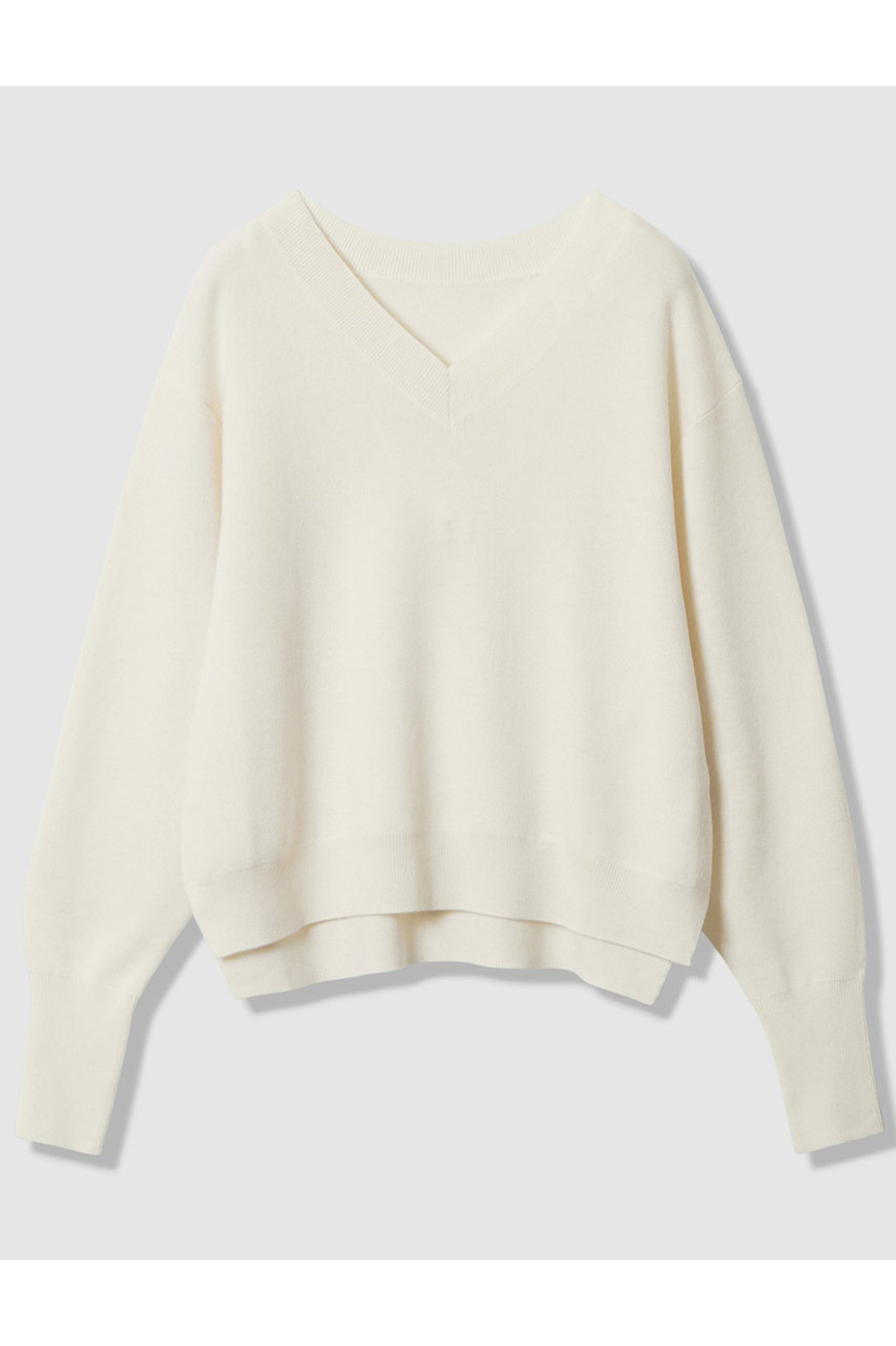 ウールスムース2WAYネックプルオーバー