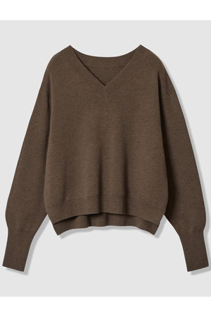 アルアバイル/allurevilleのウールスムース2WAYネックプルオーバー(110300/110301)