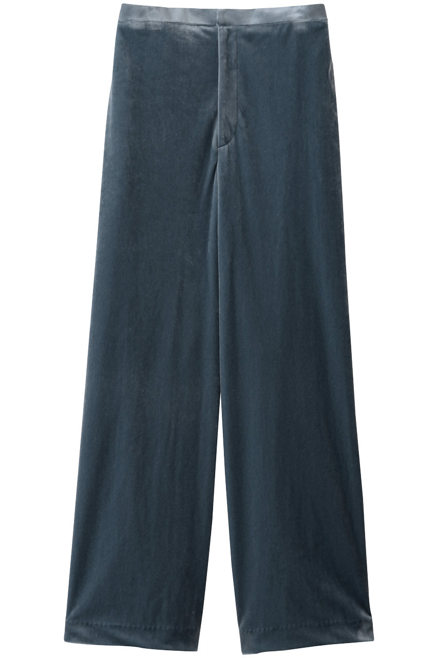 アルアバイル/allurevilleの【LOULOU WILLOUGHBY】トリアセベロアパンツ(ブルー/21252012160-61-020)