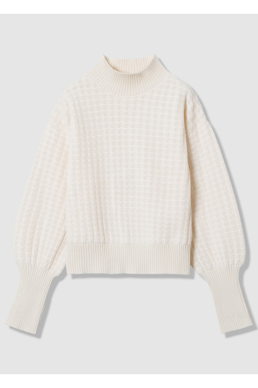 ルルウィルビー　ロングリブカフスモールプルオーバー　アイボリー　アルアバイル LOULOU WILLOUGHBY】ロングリブカフスモールプルオーバー|allureville