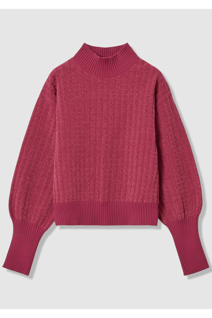 アルアバイル/allurevilleの【LOULOU WILLOUGHBY】ロングリブカフスモールプルオーバー(パープル/21252016110-95-020)