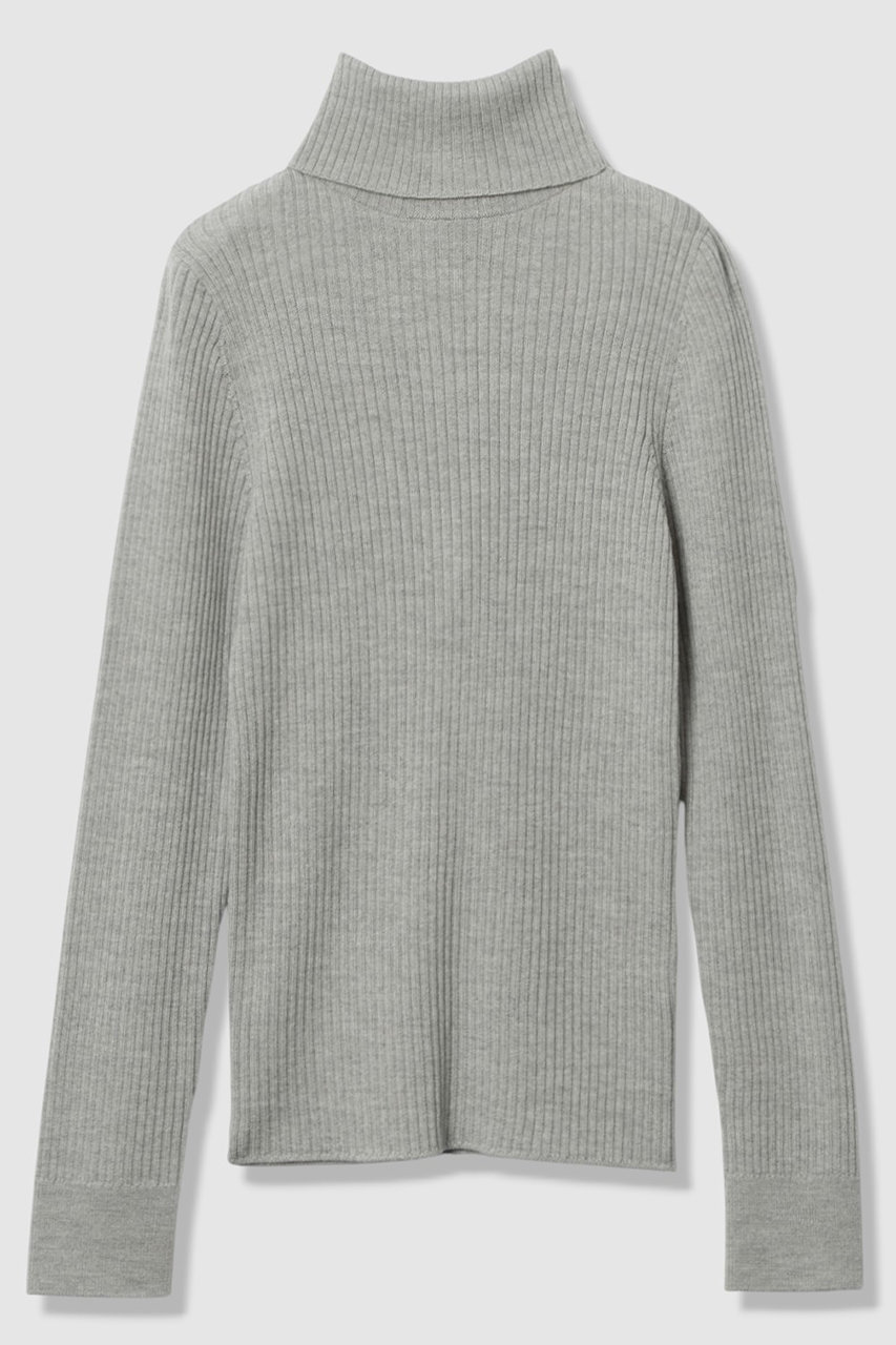 アルアバイル/allurevilleの2WAY NCリブタートル(ライトグレー/20252016480-95-020)