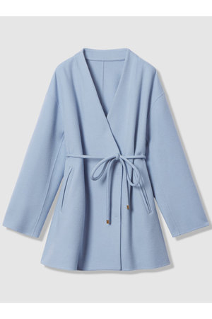 アルアバイル/allurevilleのカシミヤ混リバーミドルラップコート(110900/110902)