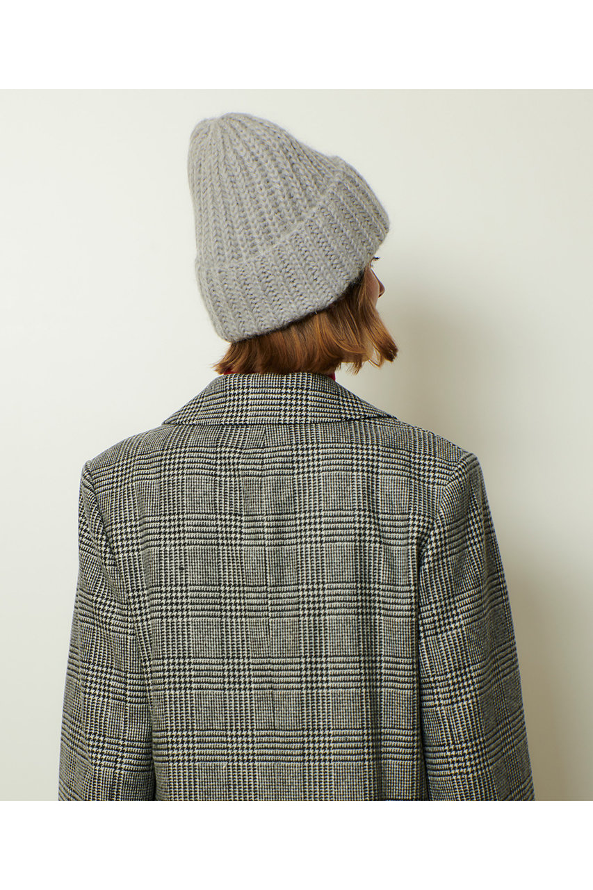 allureville(アルアバイル)｜グレンチェックロングチェスターコート