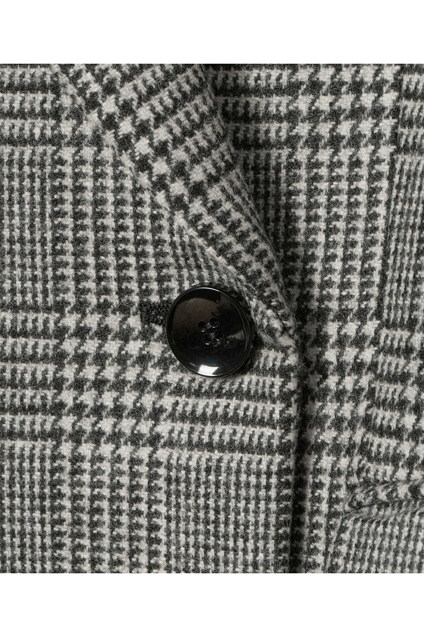 allureville(アルアバイル)｜グレンチェックロングチェスターコート