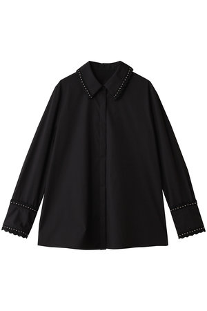 アルアバイル/allurevilleの【LOULOU WILLOUGHBY】レーストリミングシャツ(110400/110403)