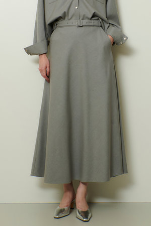 アルアバイル/allurevilleのサキソニーベルテッドナロースカート(110700/110703)