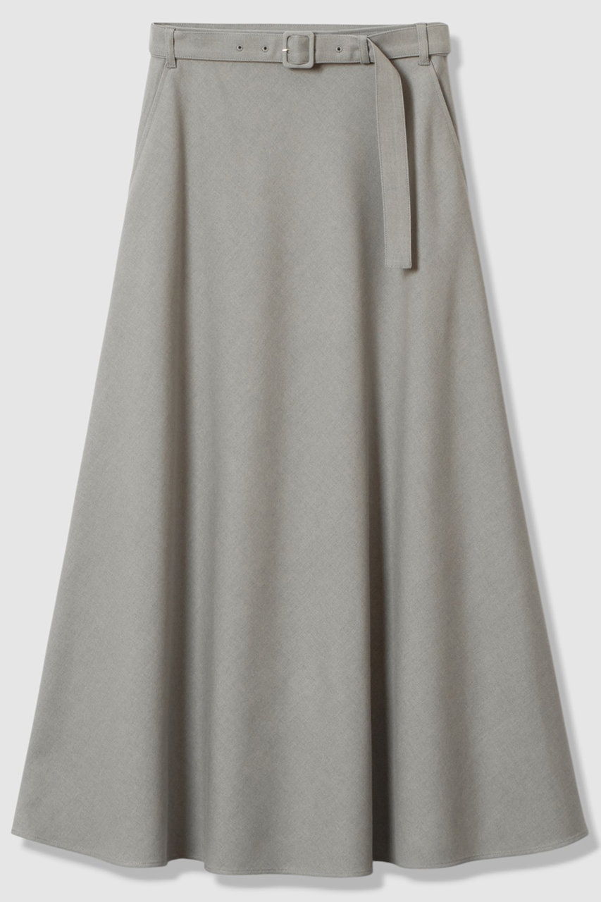 allureville サキソニーベルテッドナロースカート (グレー, 2) アルアバイル ELLE SHOP allureville サキソニーベルテッドナロースカート (グレー, 2) アルアバイル ELLE SHOP