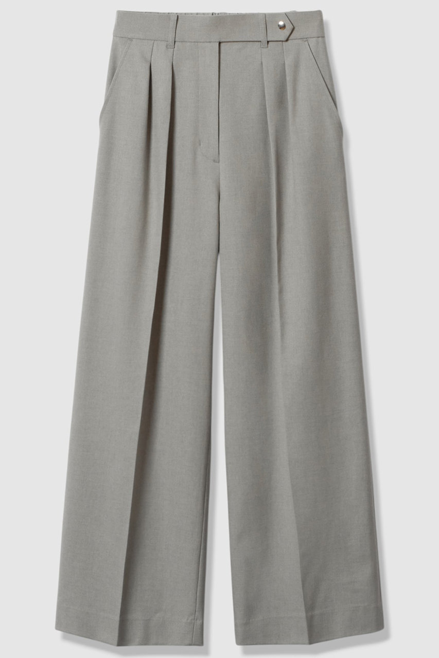 allureville サキソニードットベルトパンツ (グレー, 1) アルアバイル ELLE SHOP allureville サキソニードットベルトパンツ (グレー, 1) アルアバイル ELLE SHOP