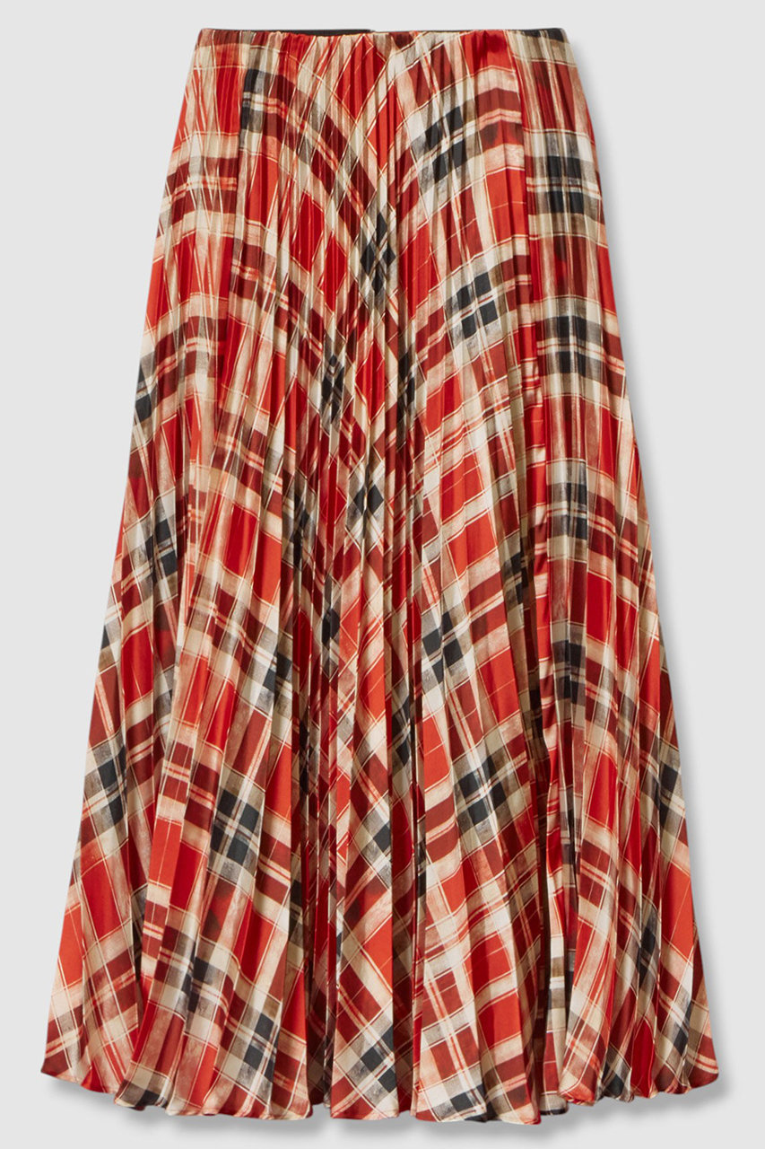 allureville(アルアバイル)｜LISAチェックプリントプリーツスカート