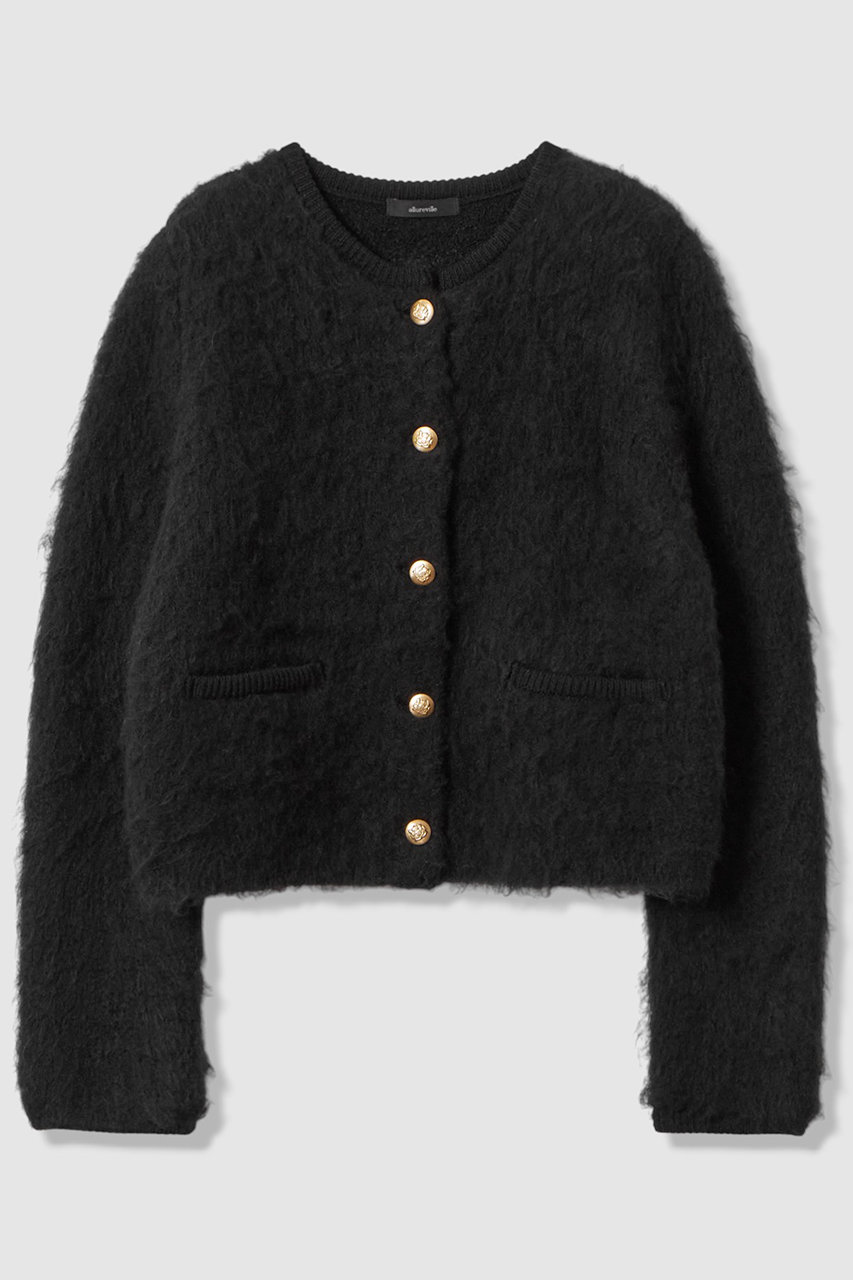 シャギーニットカーディガン