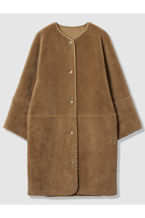 アルアバイル/allurevilleのツーブロッキングボアコート(110900/110903)