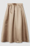 【LOULOU WILLOUGHBY】ヘビーサテンタックスカート アルアバイル/allureville