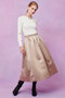 【LOULOU WILLOUGHBY】ヘビーサテンタックスカート アルアバイル/allureville