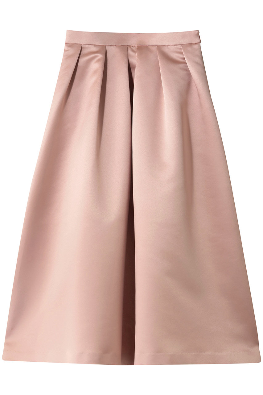 アルアバイル/allurevilleの【LOULOU WILLOUGHBY】ヘビーサテンタックスカート(ピンク/21252011230-95-020)