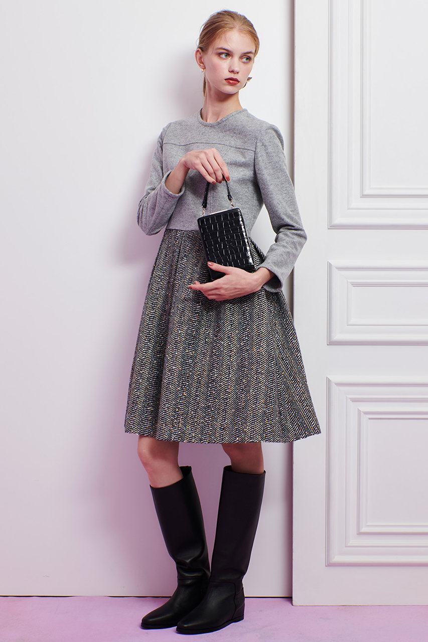 LOULOU WILLOUGHBY マリンツイードスカート セール】 【LOULOU WILLOUGHBY】マリンツイードスカート （ロング