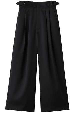 アルアバイル/allurevilleのウールサテンハイウェストパンツ(110600/110601)