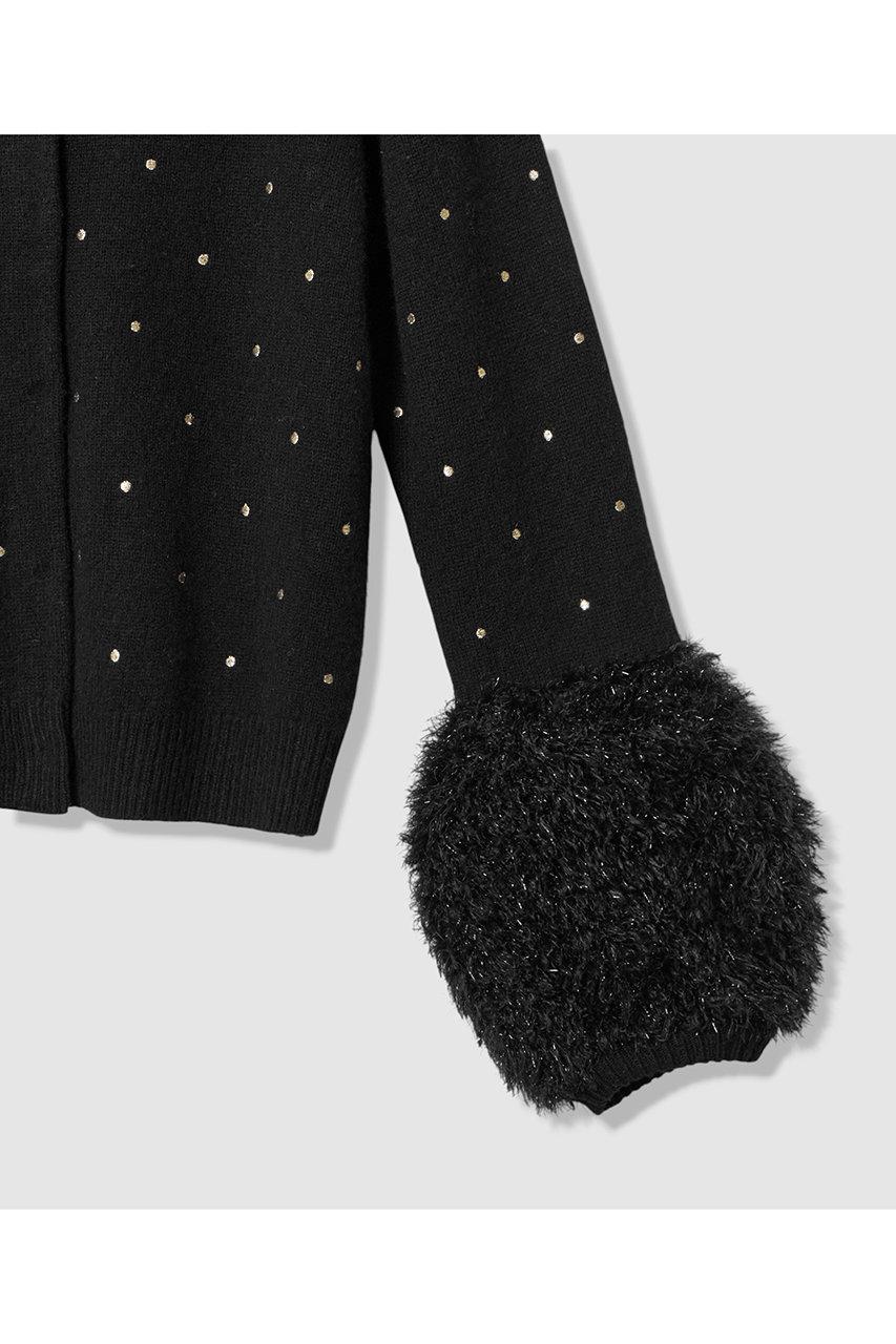 allureville(アルアバイル)｜エンブロイダリードットファーカフス