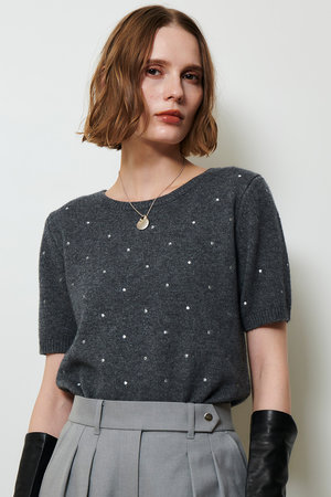 アルアバイル/allurevilleの【予約販売】エンブロイダリードットプルオーバー(110300/110301)