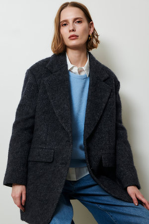 アルアバイル/allurevilleの【予約販売】シャギーハーフコート(110900/110902)