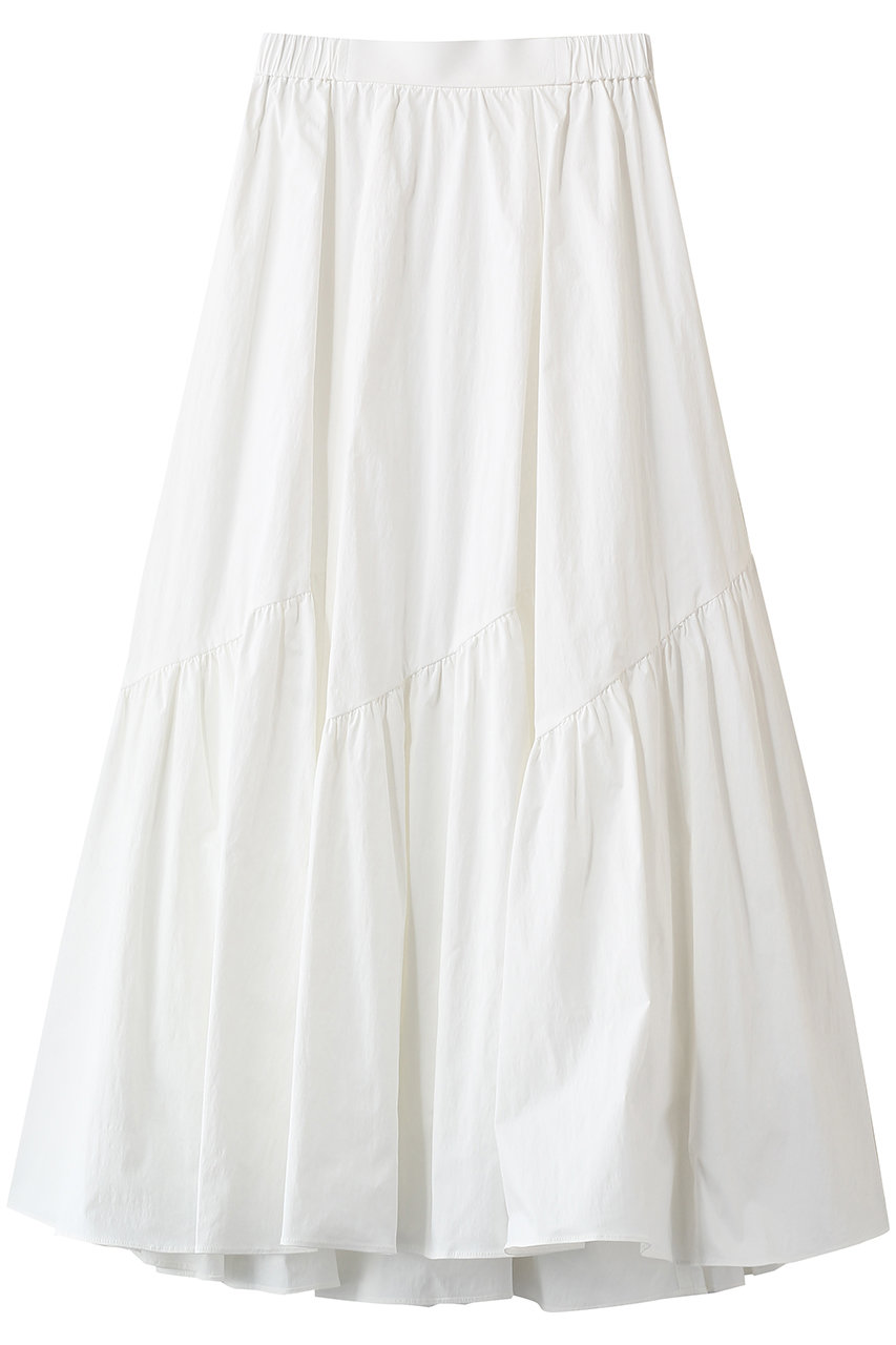 アルアバイル/allurevilleのバイヤス切替ギャザーSK A(ホワイト/20261011600-01-020)