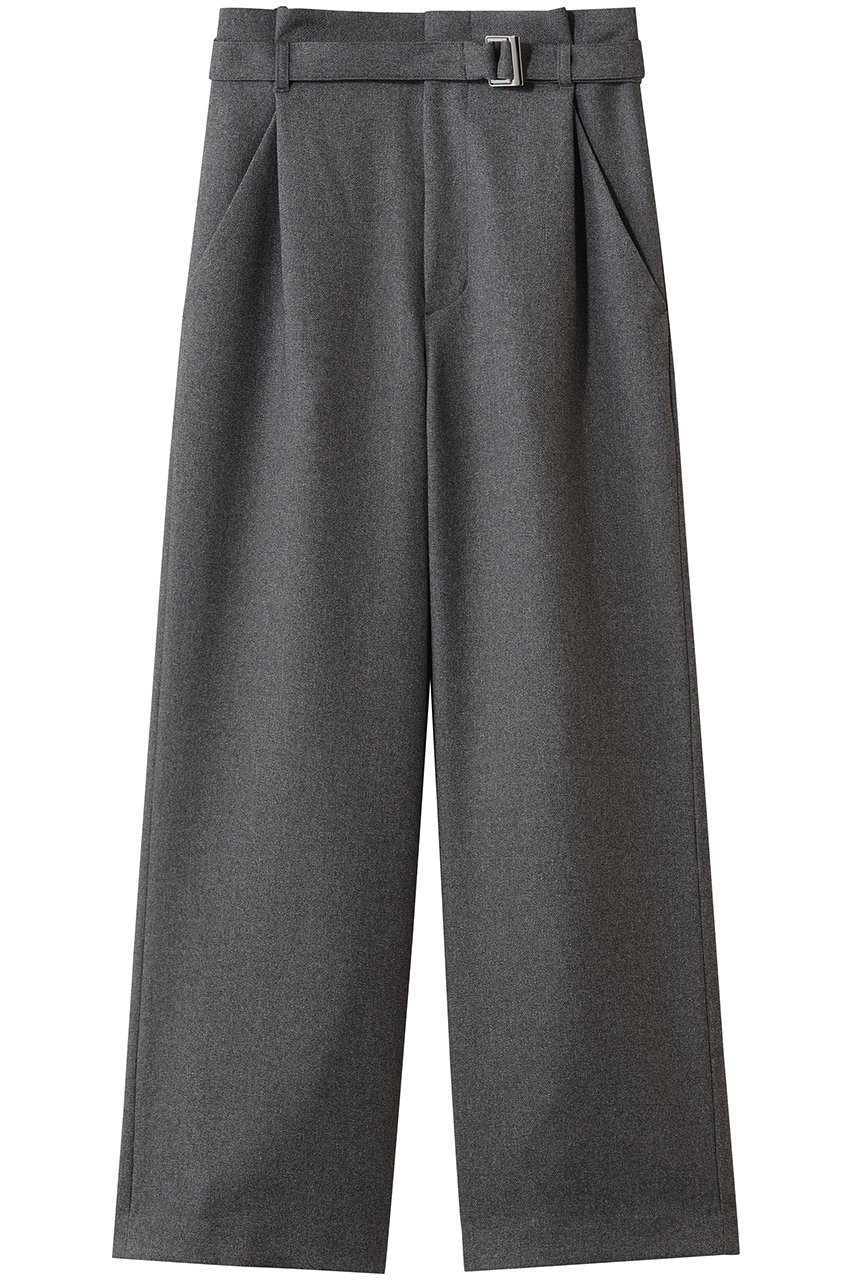 アルアバイル/allurevilleのウールライクフランネルヨークレスパンツ(グレー/20261012600-95-020)